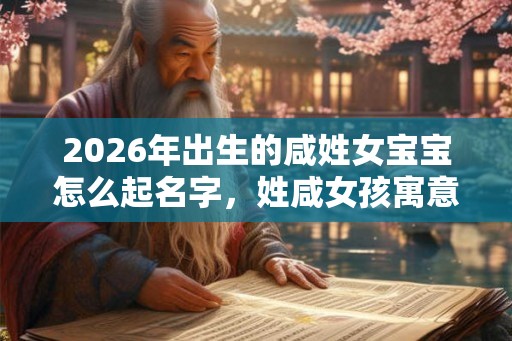 2026年出生的咸姓女宝宝怎么起名字，姓咸女孩寓意好的名字
