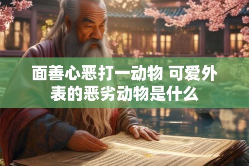 面善心恶打一动物 可爱外表的恶劣动物是什么 面善心恶打一动物 可爱外表的恶劣动物是什么
