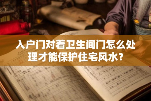 入户门对着卫生间门怎么处理才能保护住宅风水？