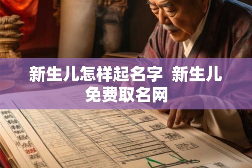 新生儿怎样起名字  新生儿免费取名网