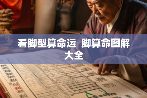 看脚型算命运  脚算命图解大全