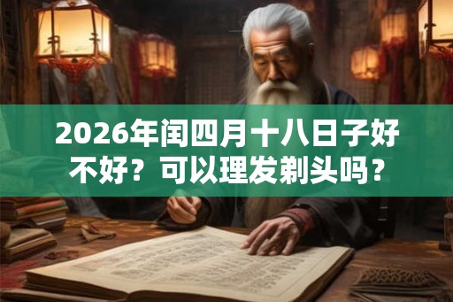 2026年闰四月十八日子好不好？可以理发剃头吗？