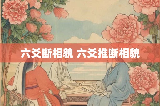 六爻断相貌 六爻推断相貌 六爻断相貌 六爻推断相貌