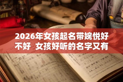 2026年女孩起名带婉悦好不好  女孩好听的名字又有内涵2026年