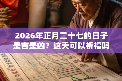 2026年正月二十七的日子是吉是凶？这天可以祈福吗？