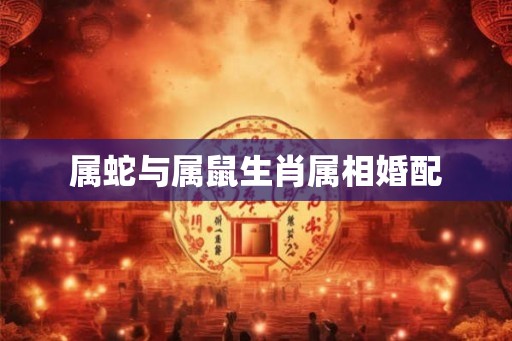 属蛇与属鼠生肖属相婚配