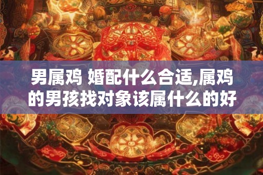 男属鸡 婚配什么合适,属鸡的男孩找对象该属什么的好