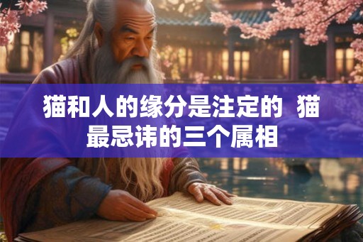 猫和人的缘分是注定的  猫最忌讳的三个属相