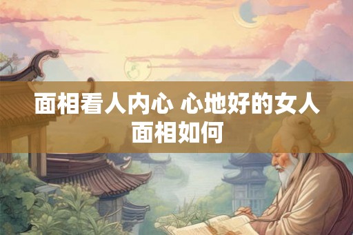 面相看人内心 心地好的女人面相如何 面相看人内心 心地好的女人面相如何