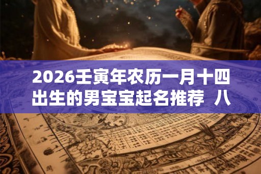 2026壬寅年农历一月十四出生的男宝宝起名推荐  八字算命