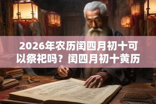 2026年农历闰四月初十可以祭祀吗?闰四月初十黄历 2026年农历闰四月初十可以祭祀吗?闰四月初十黄历
