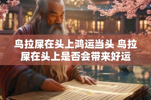 鸟拉屎在头上鸿运当头 鸟拉屎在头上是否会带来好运