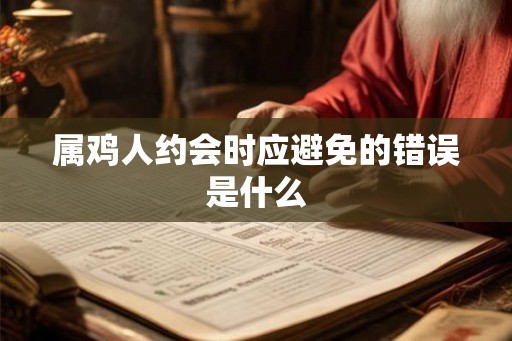 属鸡人约会时应避免的错误是什么
