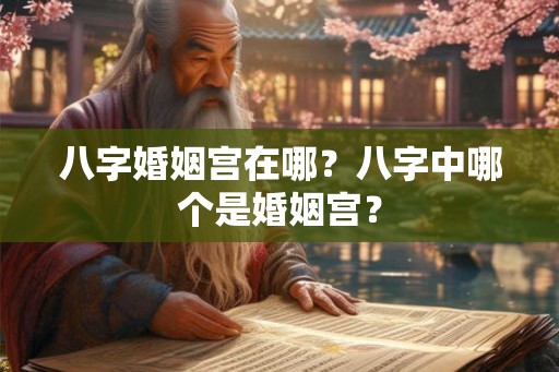 八字婚姻宫在哪？八字中哪个是婚姻宫？