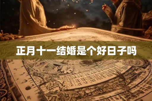 正月十一结婚是个好日子吗