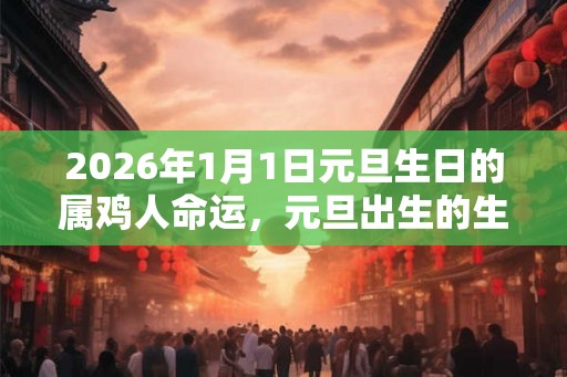 2026年1月1日元旦生日的属鸡人命运，元旦出生的生肖鸡的时辰命运解析