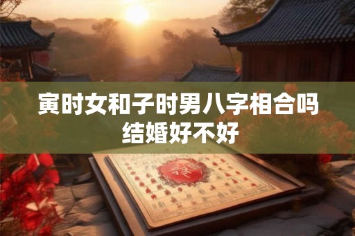 寅时女和子时男八字相合吗 结婚好不好 寅时女和子时男八字相合吗 结婚好不好