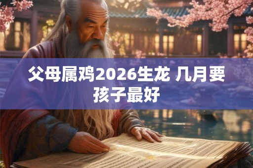 父母属鸡2026生龙 几月要孩子最好