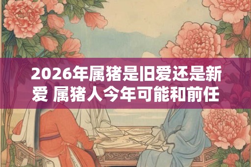 2026年属猪是旧爱还是新爱 属猪人今年可能和前任复合吗
