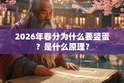 2026年春分为什么要竖蛋?是什么原理? 2026年春分为什么要竖蛋?是什么原理?