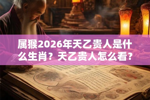 属猴2026年天乙贵人是什么生肖？天乙贵人怎么看？