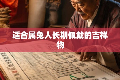 适合属兔人长期佩戴的吉祥物 适合属兔人长期佩戴的吉祥物