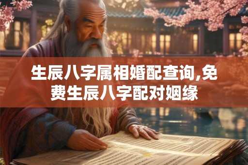生辰八字属相婚配查询,免费生辰八字配对姻缘 生辰八字属相婚配查询,免费生辰八字配对姻缘