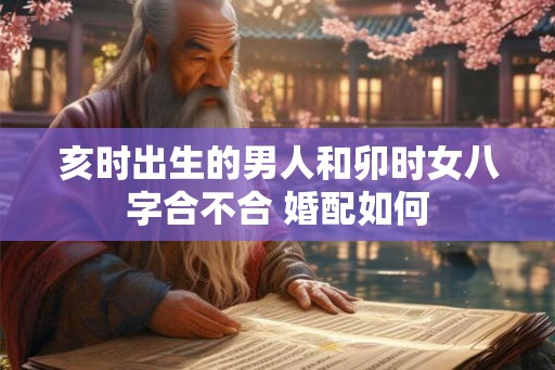 亥时出生的男人和卯时女八字合不合 婚配如何
