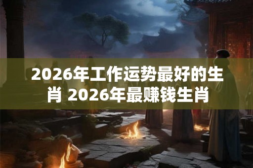 2026年工作运势最好的生肖 2026年最赚钱生肖