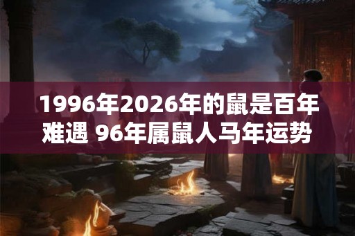 1996年2026年的鼠是百年难遇 96年属鼠人马年运势如何