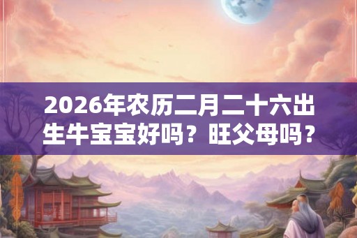 2026年农历二月二十六出生牛宝宝好吗？旺父母吗？