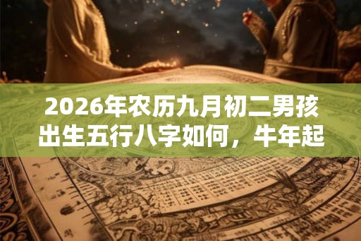 2026年农历九月初二男孩出生五行八字如何，牛年起名推荐