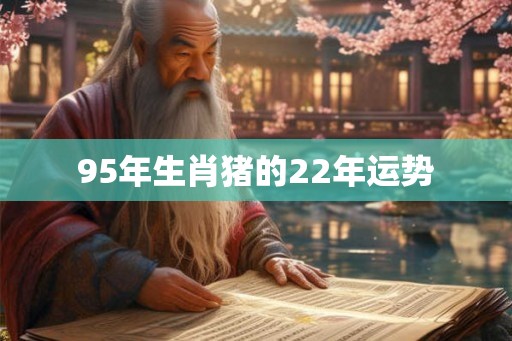 95年生肖猪的22年运势