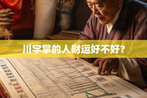 川字掌的人财运好不好？