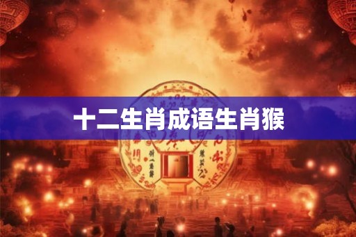 十二生肖成语生肖猴 十二生肖成语生肖猴