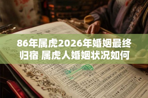 86年属虎2026年婚姻最终归宿 属虎人婚姻状况如何