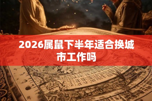 2026属鼠下半年适合换城市工作吗