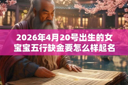 2026年4月20号出生的女宝宝五行缺金要怎么样起名字 2026年4月20号出生的女宝宝五行缺金要怎么样起名字