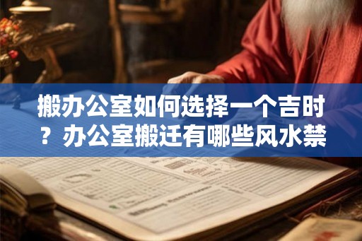 搬办公室如何选择一个吉时？办公室搬迁有哪些风水禁忌？