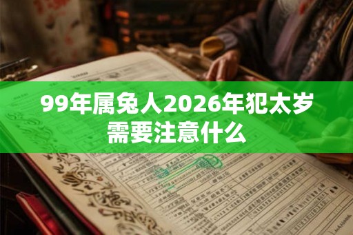 99年属兔人2026年犯太岁需要注意什么