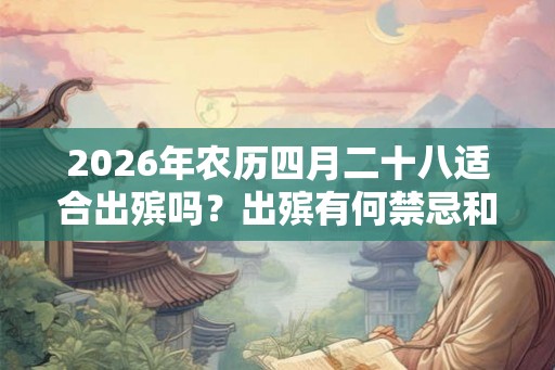 2026年农历四月二十八适合出殡吗？出殡有何禁忌和讲究？