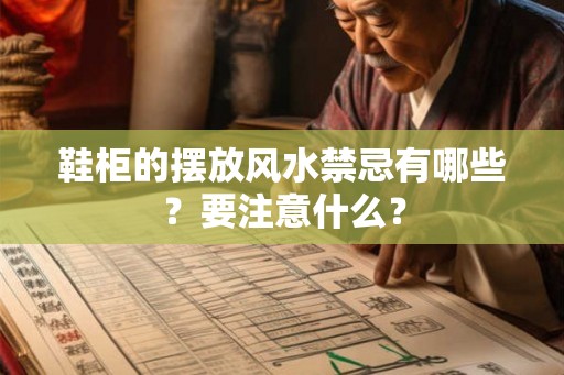 鞋柜的摆放风水禁忌有哪些?要注意什么? 鞋柜的摆放风水禁忌有哪些?要注意什么?