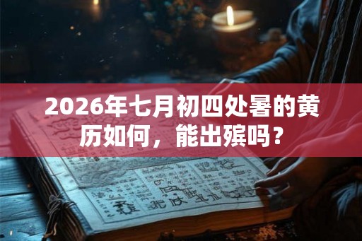 2026年七月初四处暑的黄历如何，能出殡吗？