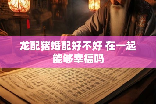 龙配猪婚配好不好 在一起能够幸福吗