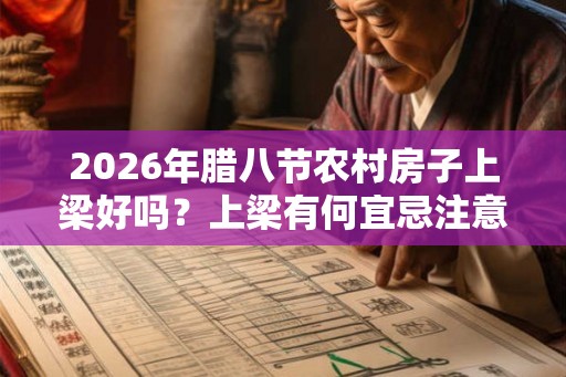 2026年腊八节农村房子上梁好吗？上梁有何宜忌注意？
