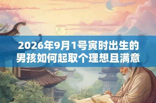 2026年9月1号寅时出生的男孩如何起取个理想且满意的名字