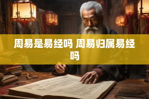 周易是易经吗 周易归属易经吗