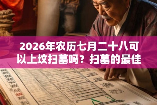 2026年农历七月二十八可以上坟扫墓吗？扫墓的最佳时间？