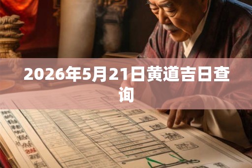 2026年5月21日黄道吉日查询