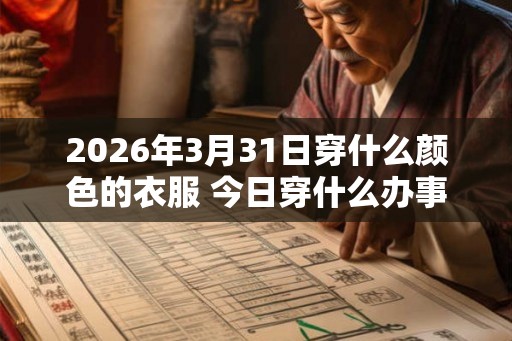 2026年3月31日穿什么颜色的衣服 今日穿什么办事成功